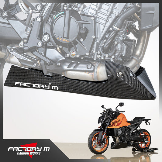 CARBON FIBER BELLY PAN FOR KTM 990 DUKE