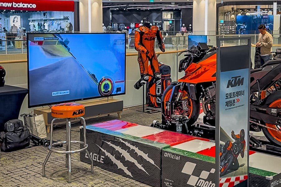 KTM South Korea pop up at Lotte Mall Suji