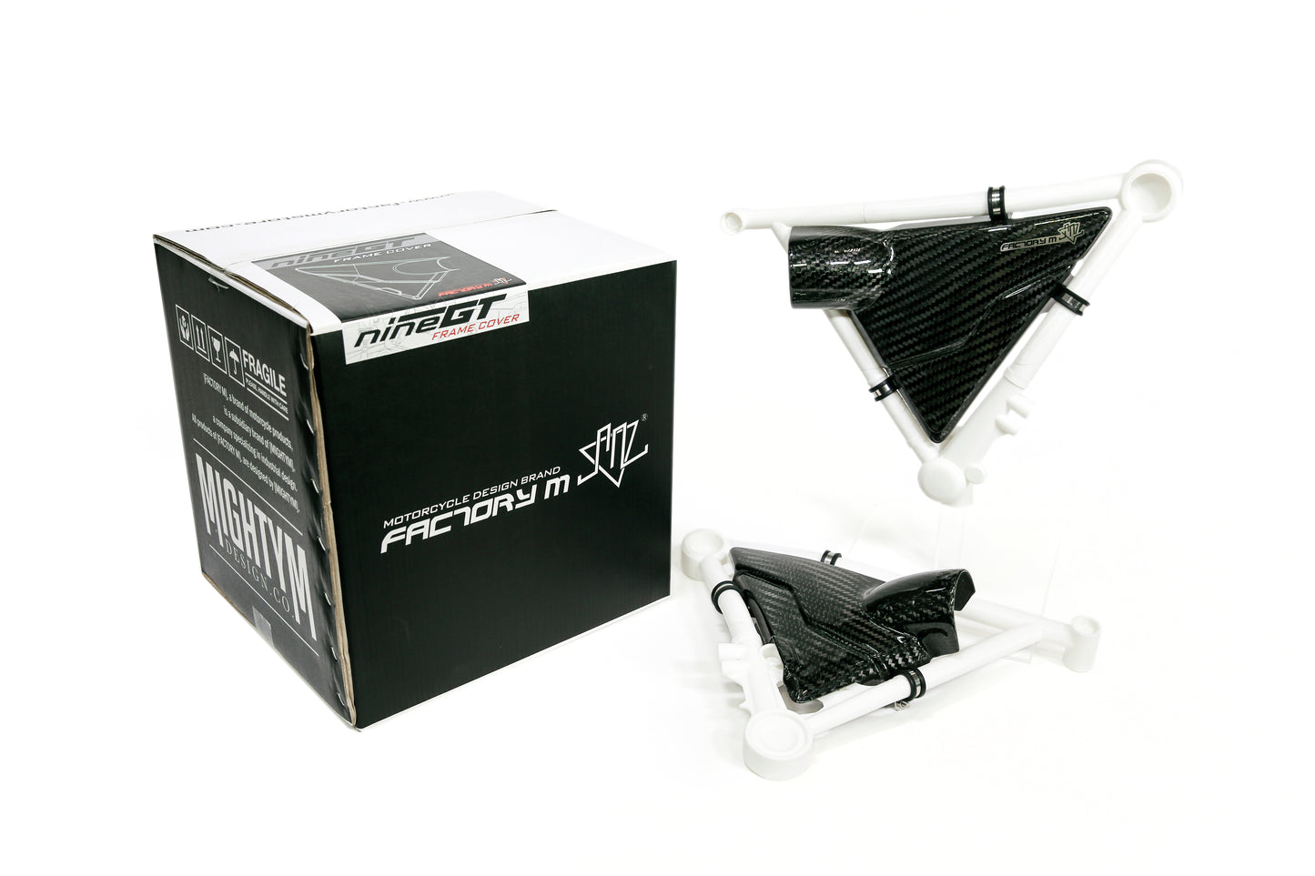 [FACTORY M] Carbon Fiber FRAME COVER for BMW R nine T