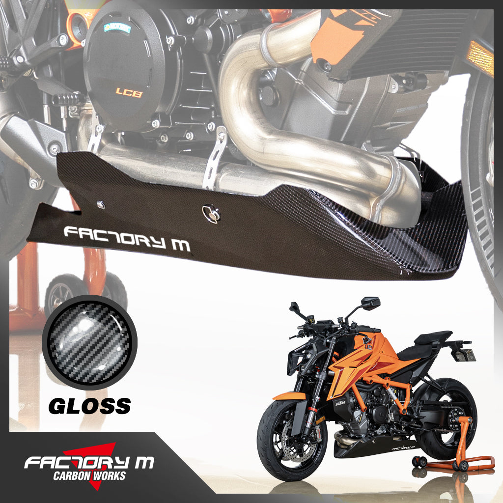 FACTORY M] Carbon Fiber Belly Pan for KTM 1390 Super Duke R