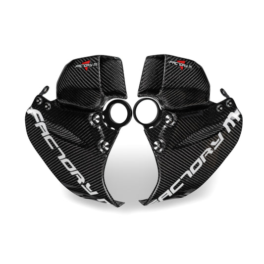 CARBON AERO DISC COVER AND BRAKE CALIPER COOLER SET FOR KTM SUPER DUKE R