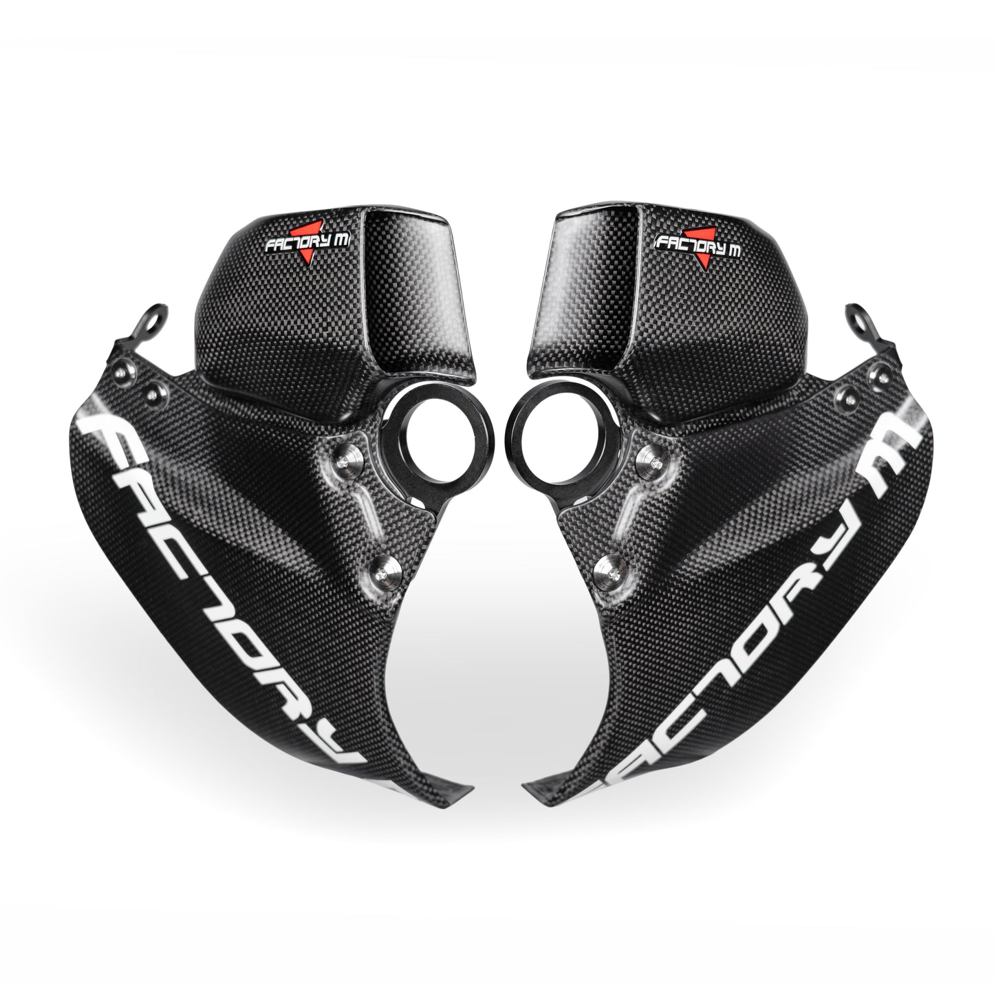 Plain Weave Matte Carbon Aero Disc and Caliper Cooler Set for DUCATI Panigale V4 S (2025+)