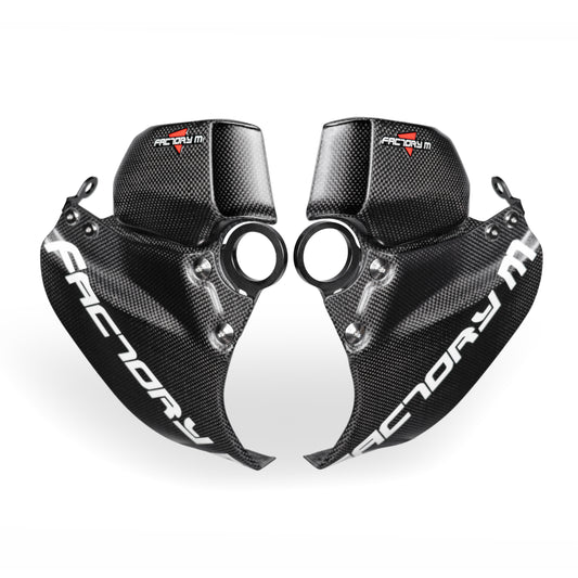 Plain Weave Matte Carbon Aero Disc and Caliper Cooler Set for DUCATI Panigale V4 S (-2024) / V4 SP2