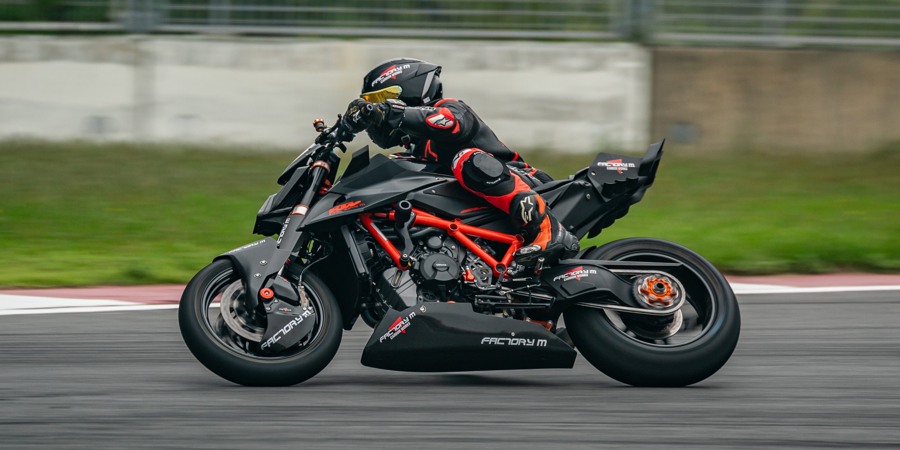 Carbon Aero Front Fender for KTM – Factory M Carbon Works