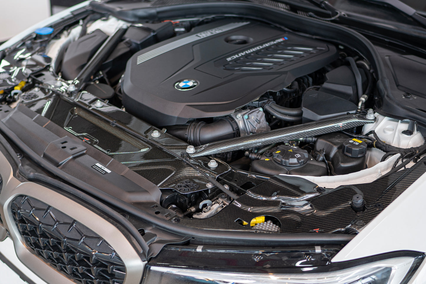 [FACTORY M] BMW 3 Series(G20/G21) 100% Carbon Fiber Engine Bay Trim set
