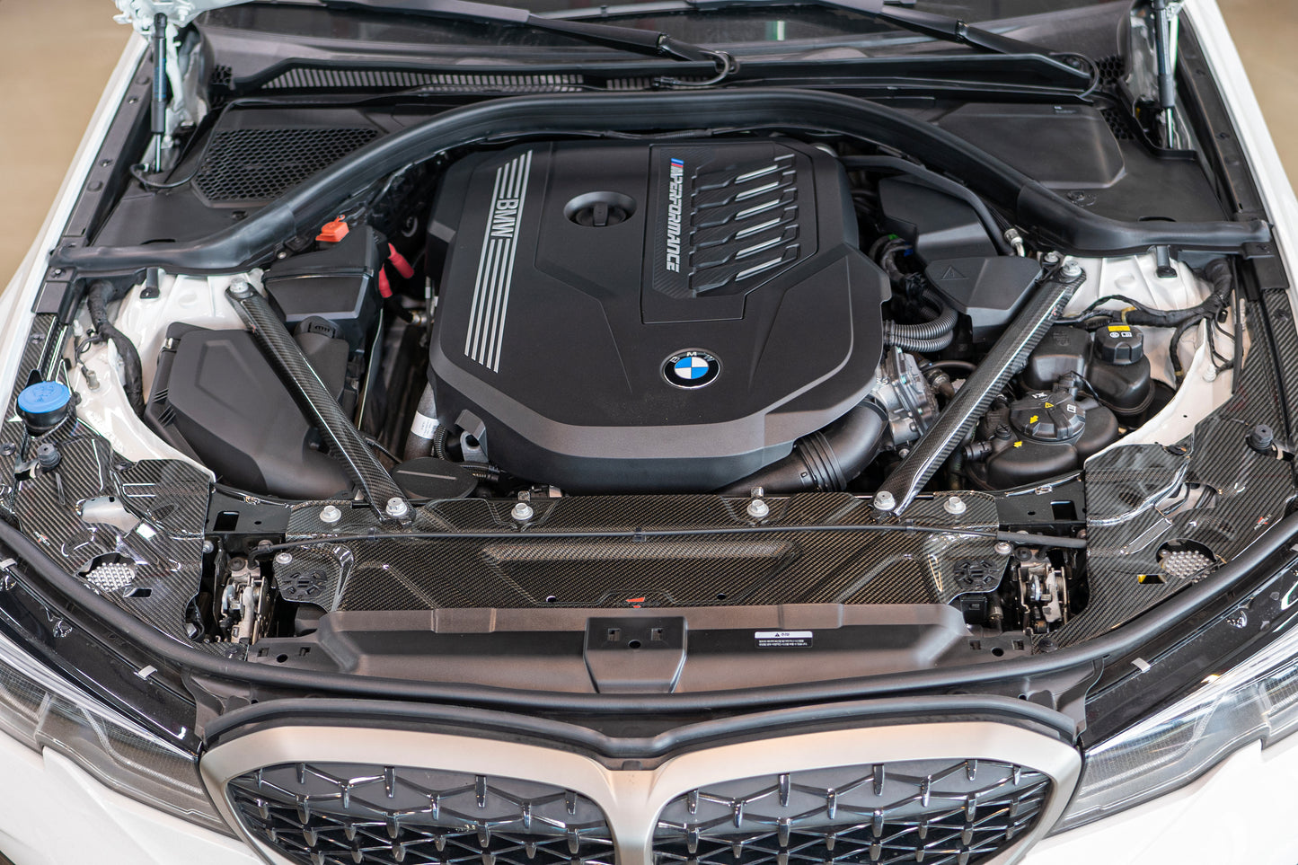 [FACTORY M] BMW G-Series B58/B48 100% Carbon Fiber Radiator Shroud Cover