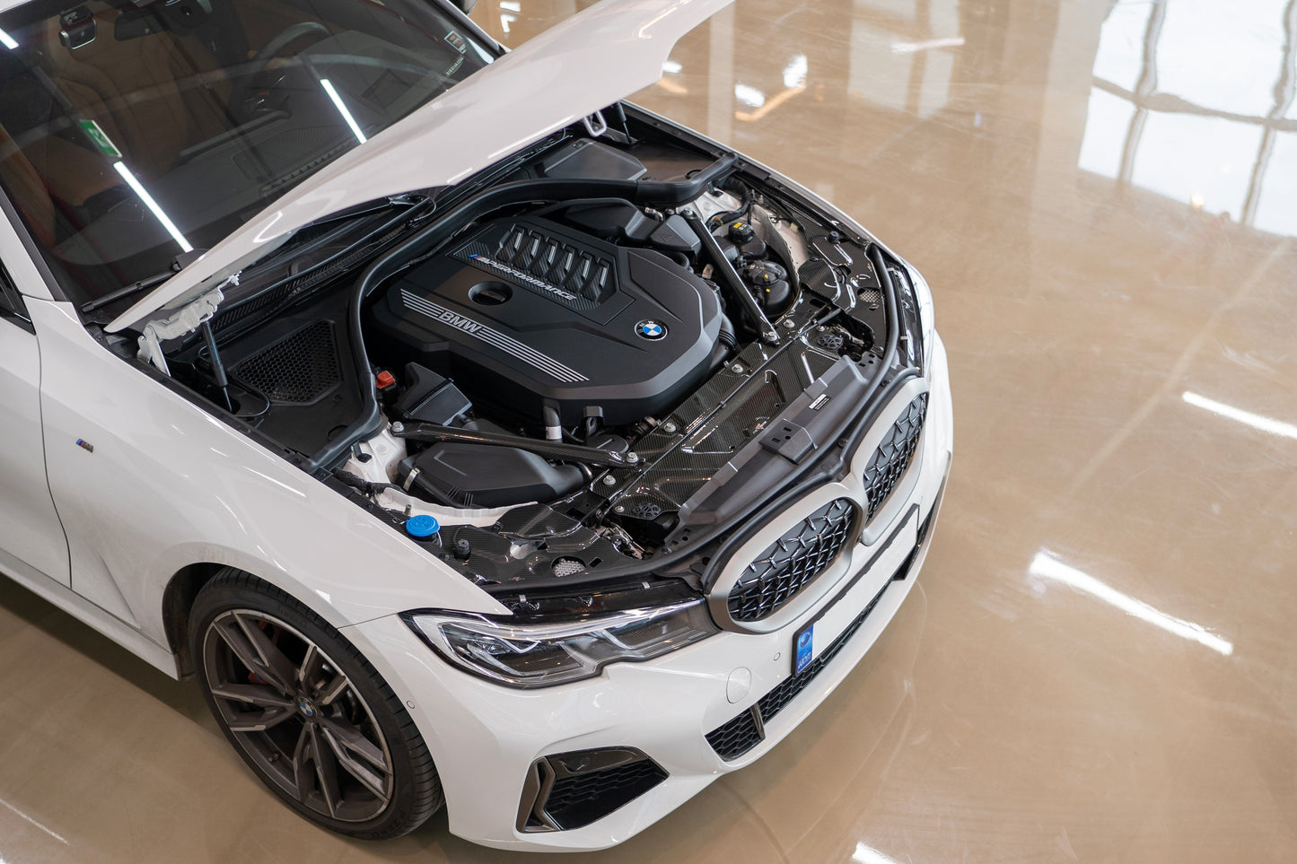 [FACTORY M] BMW 3 Series(G20/G21) 100% Carbon Fiber Engine Bay Trim set