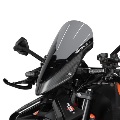 Matte Carbon Aero Windscreen Kit for KTM 1390 Super Duke R