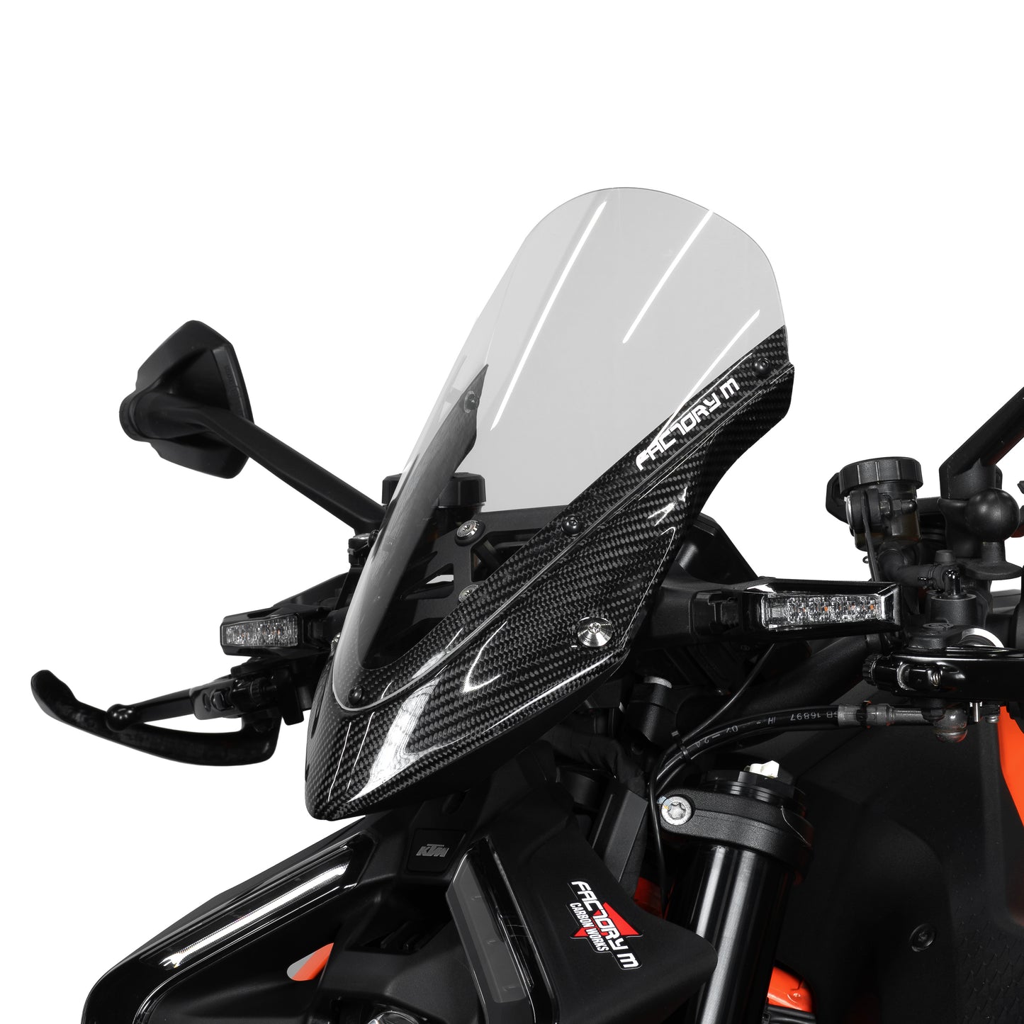 Gloss Carbon Aero Windscreen Kit for KTM 1390 Super Duke R