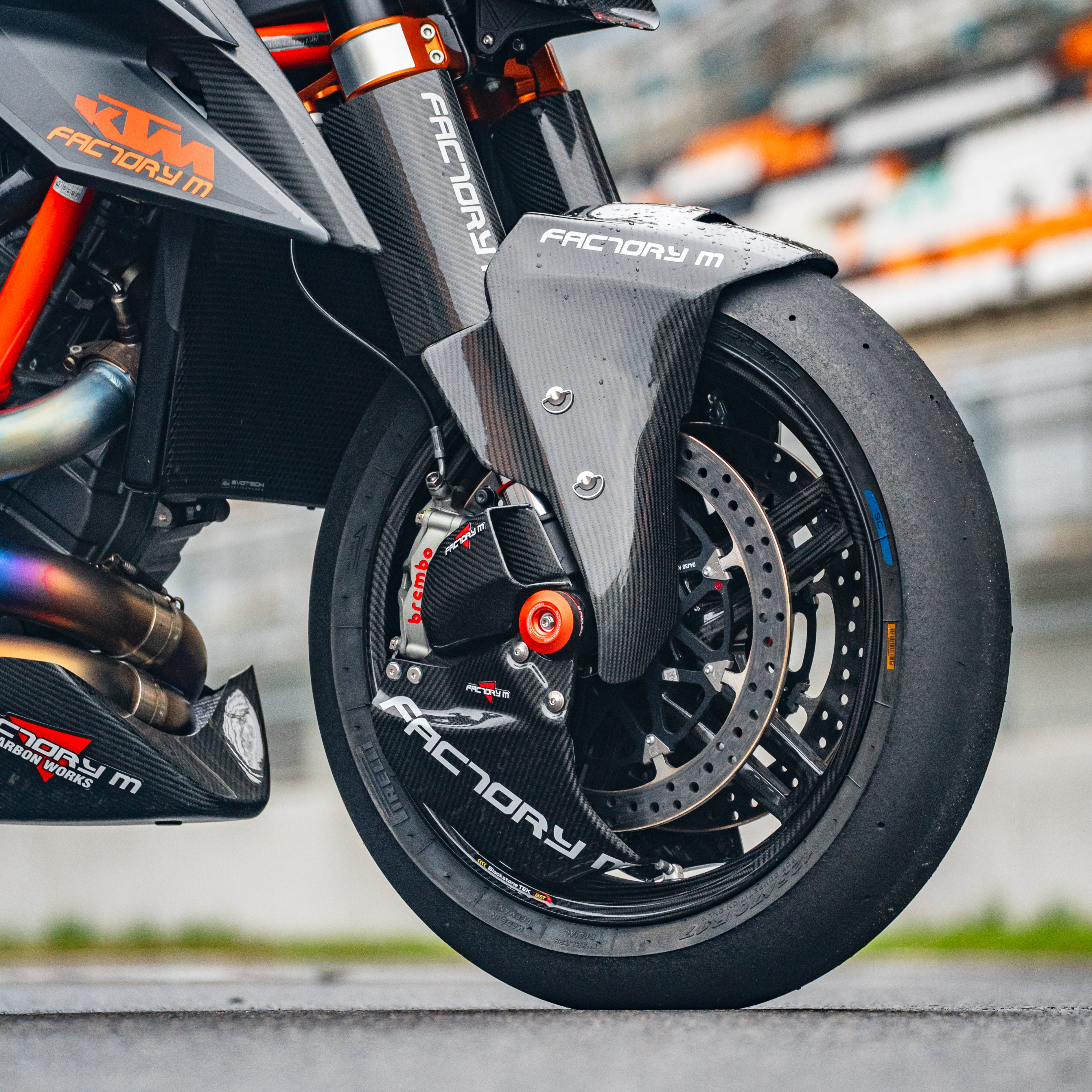Carbon Aero Front Fender for KTM – Factory M Carbon Works