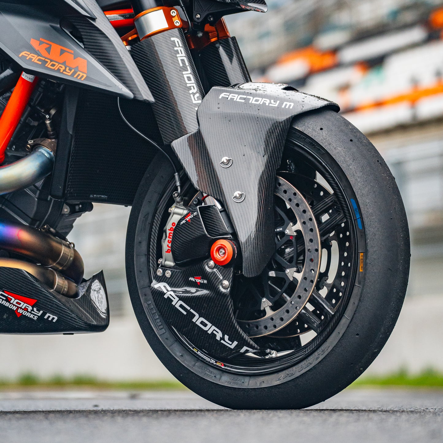 Carbon Aero Disc and Caliper Cooler Set for KTM