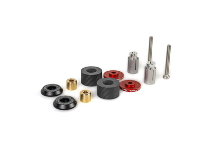 [FACTORY M] 47 Carbon Handlebar Ends RED (2pcs)