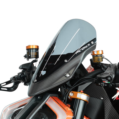 Matte Carbon Aero Windscreen Kit for KTM 1290 Super Duke R (2020–2023) — Limited Edition