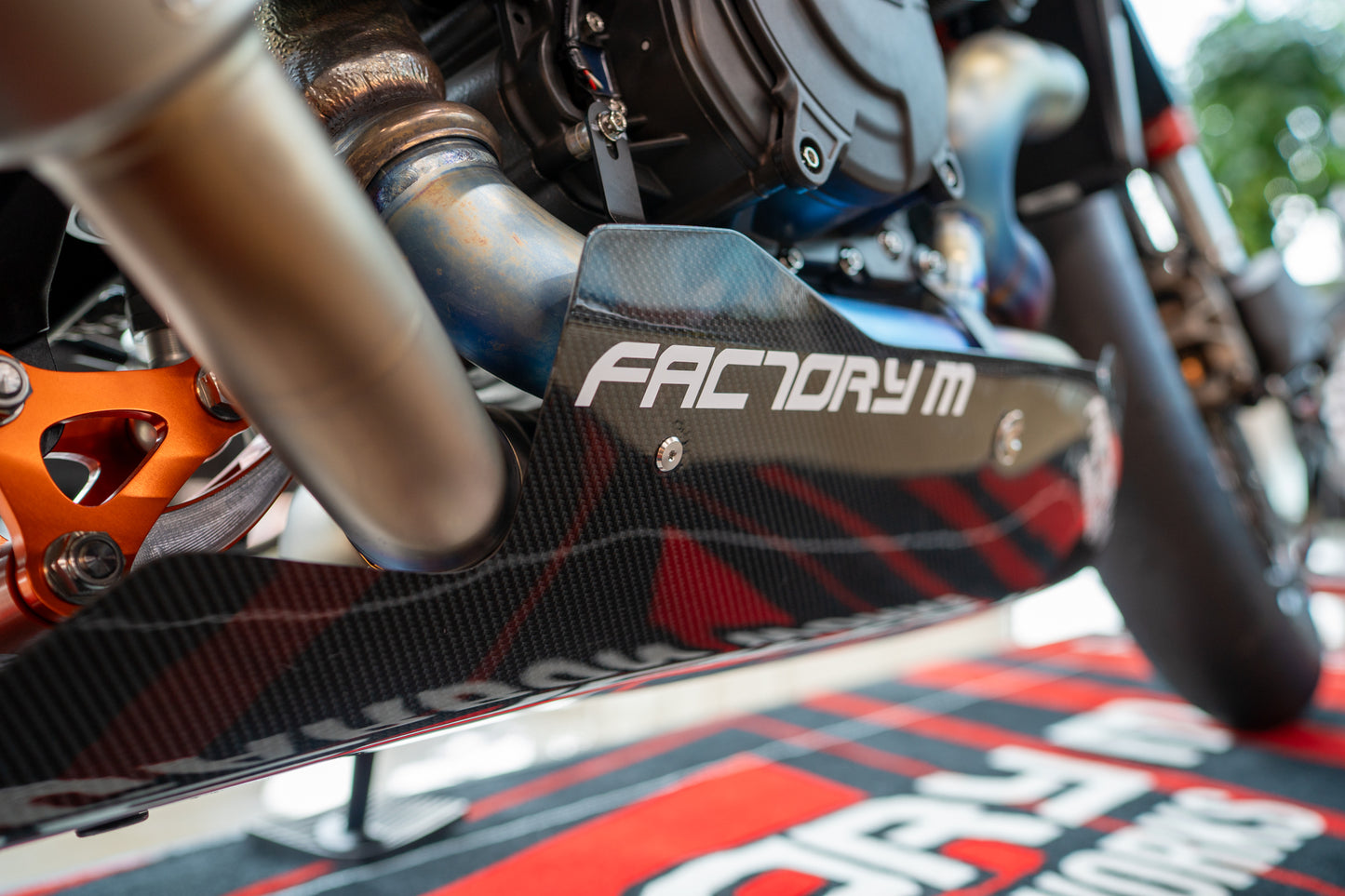 [FACTORY M] Titanium Fastener Set(Set of 2 DZUS Quick Release Fasteners and 2 Aero Bolts) for Carbon Belly Pan