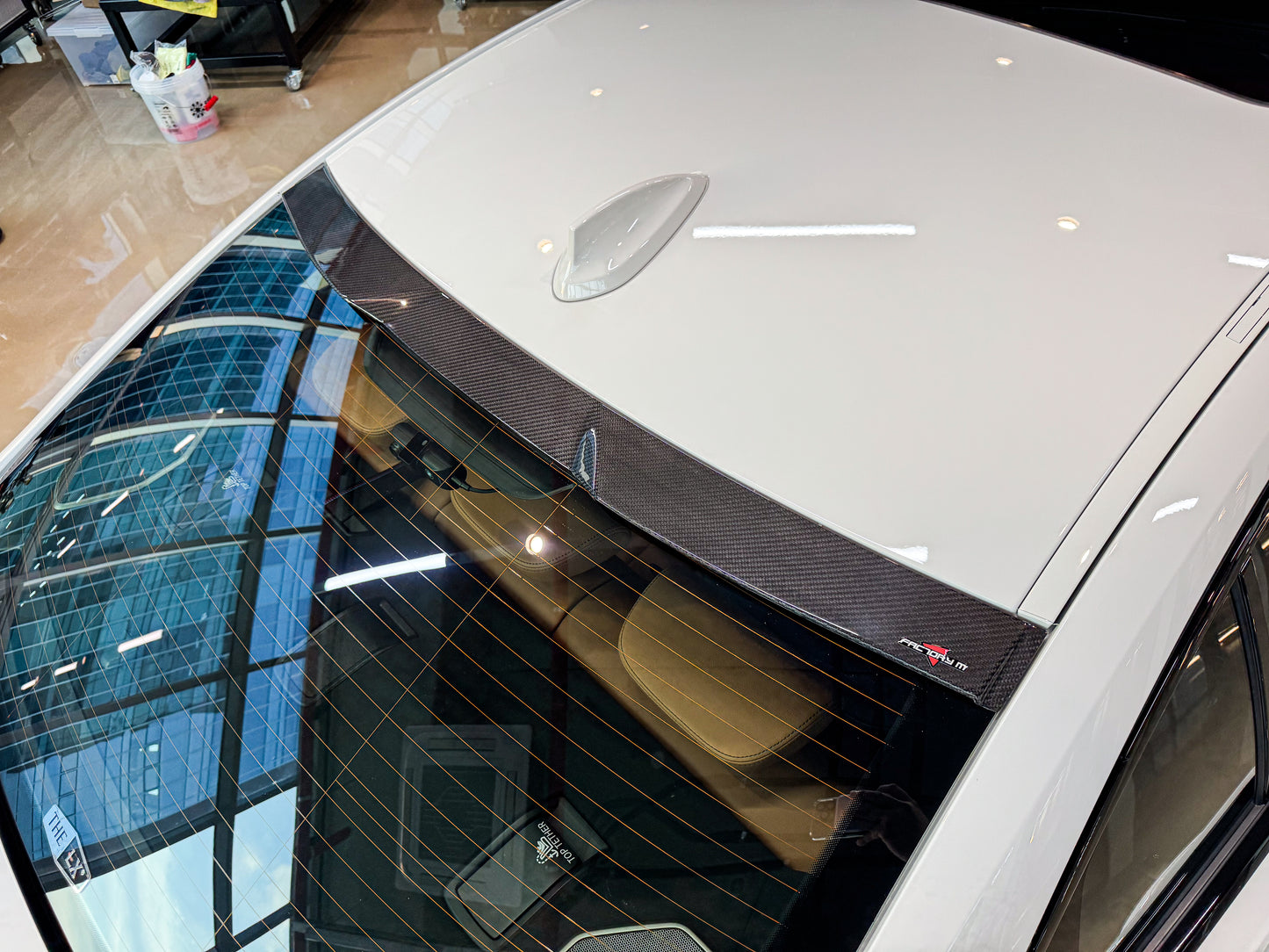 [FACTORY M] BMW G Body 3 Series Carbon Fiber Rear Roof Spoiler
