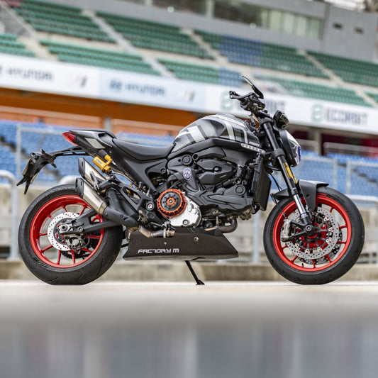 [FACTORY M] Carbon fiber belly pan for Ducati Monster SP