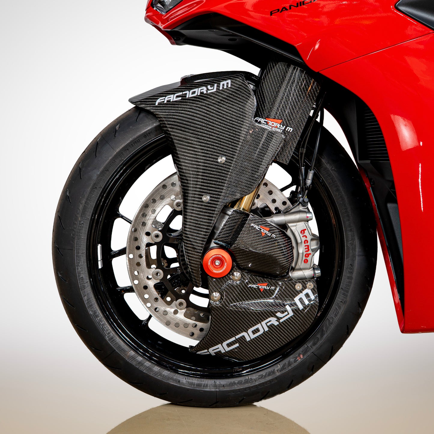 Carbon Aero Disc and Caliper Cooler Set for DUCATI Panigale V2 S (2025+)