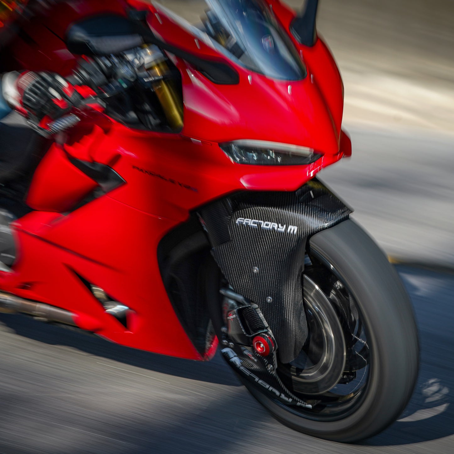 Carbon Aero Disc and Caliper Cooler Set for DUCATI Panigale V2 S (2025+)