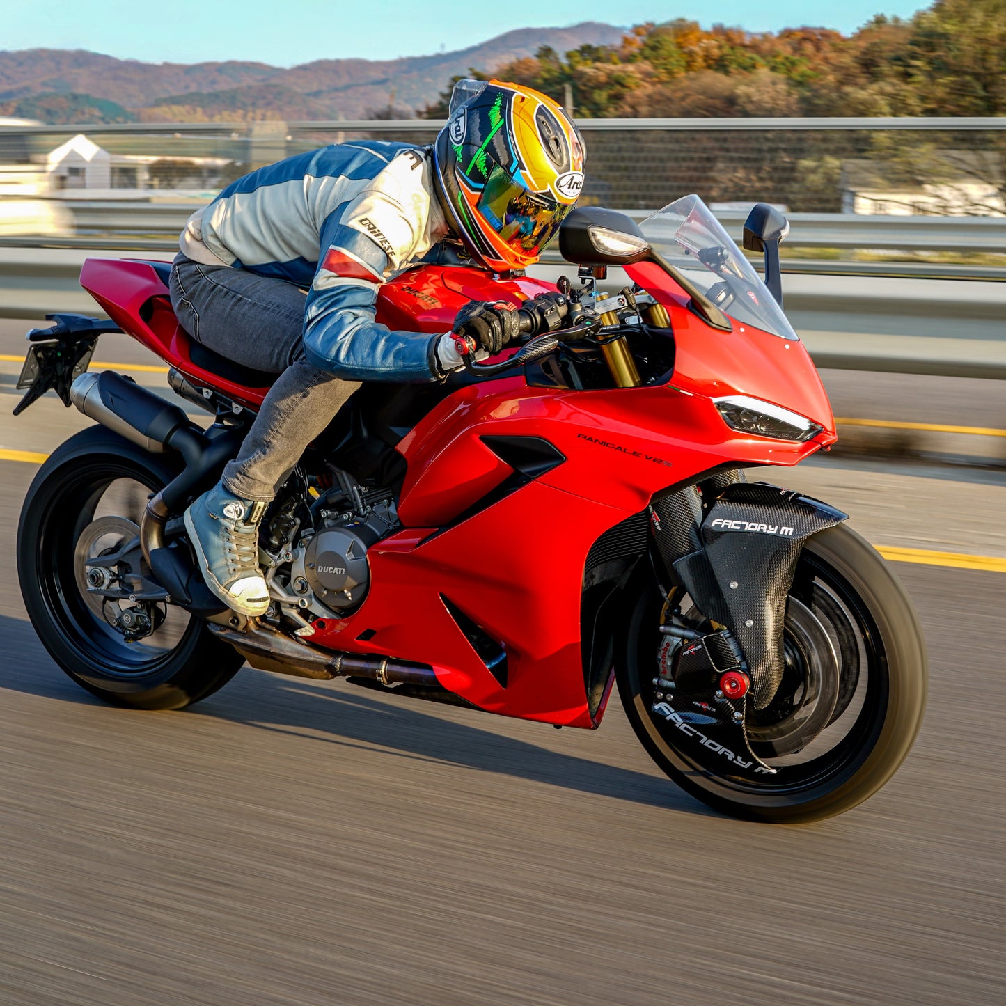Carbon Aero Disc and Caliper Cooler Set for DUCATI Panigale V2 S (2025+)