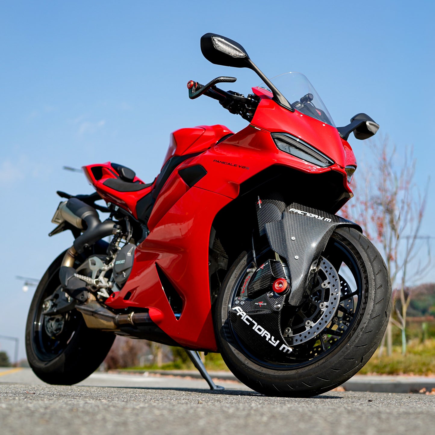 Carbon Aero Disc and Caliper Cooler Set for DUCATI Panigale V2 S (2025+)