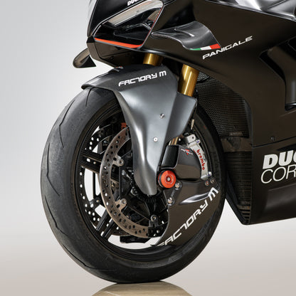 Plain Weave Matte Carbon Aero Disc and Caliper Cooler Set for DUCATI Panigale V4 S (-2024) / V4 SP2