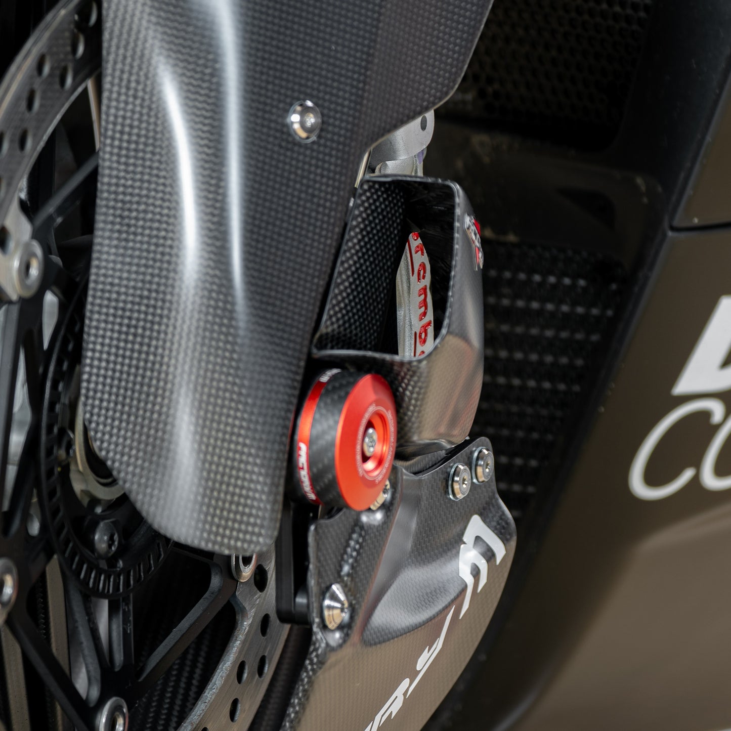 Plain Weave Matte Carbon Aero Disc and Caliper Cooler Set for DUCATI Panigale V4 S (-2024) / V4 SP2
