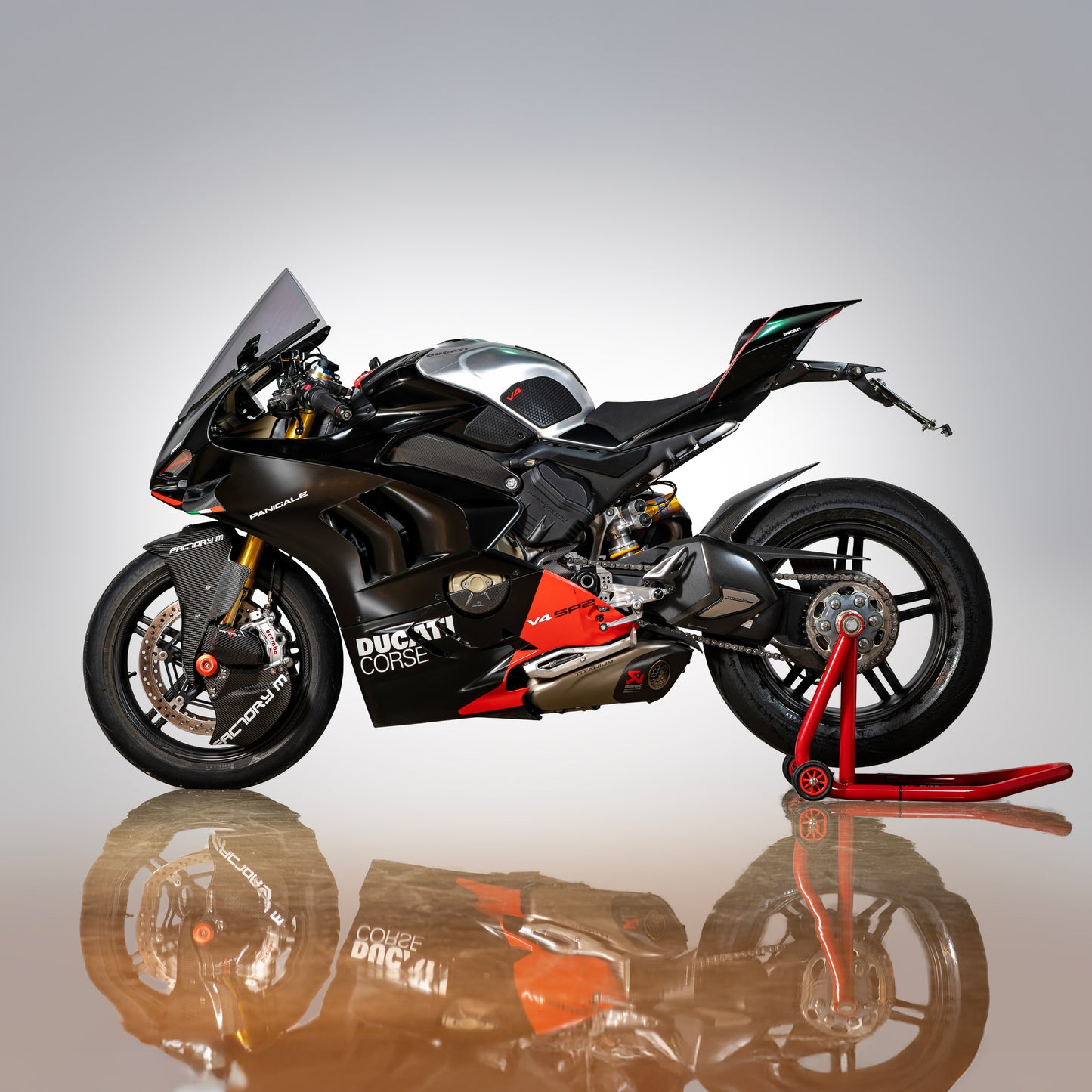 Twill Gloss Carbon Aero Disc and Caliper Cooler Set for DUCATI Panigale V4 S (-2024) / V4 SP2