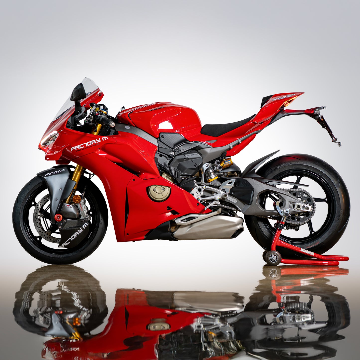 Plain Weave Matte Carbon Aero Disc and Caliper Cooler Set for DUCATI Panigale V4 S (2025+)