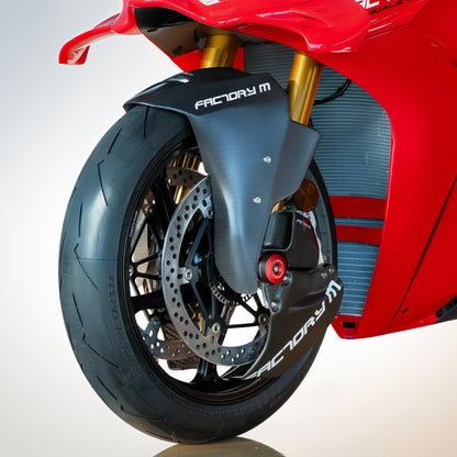 Plain Weave Matte Carbon Aero Front Fender for DUCATI Panigale V4 S (2025+)