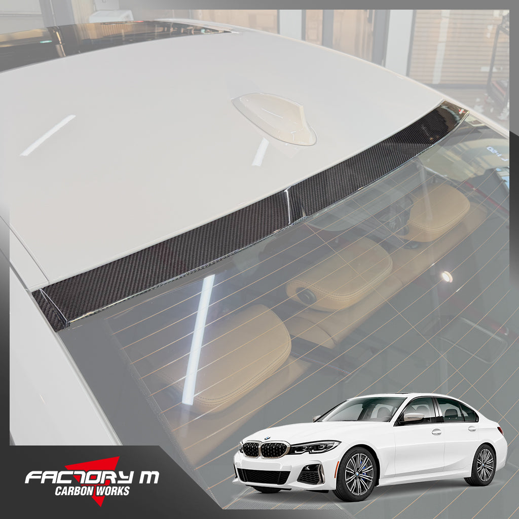 [FACTORY M] BMW G Body 3 Series Carbon Fiber Rear Roof Spoiler