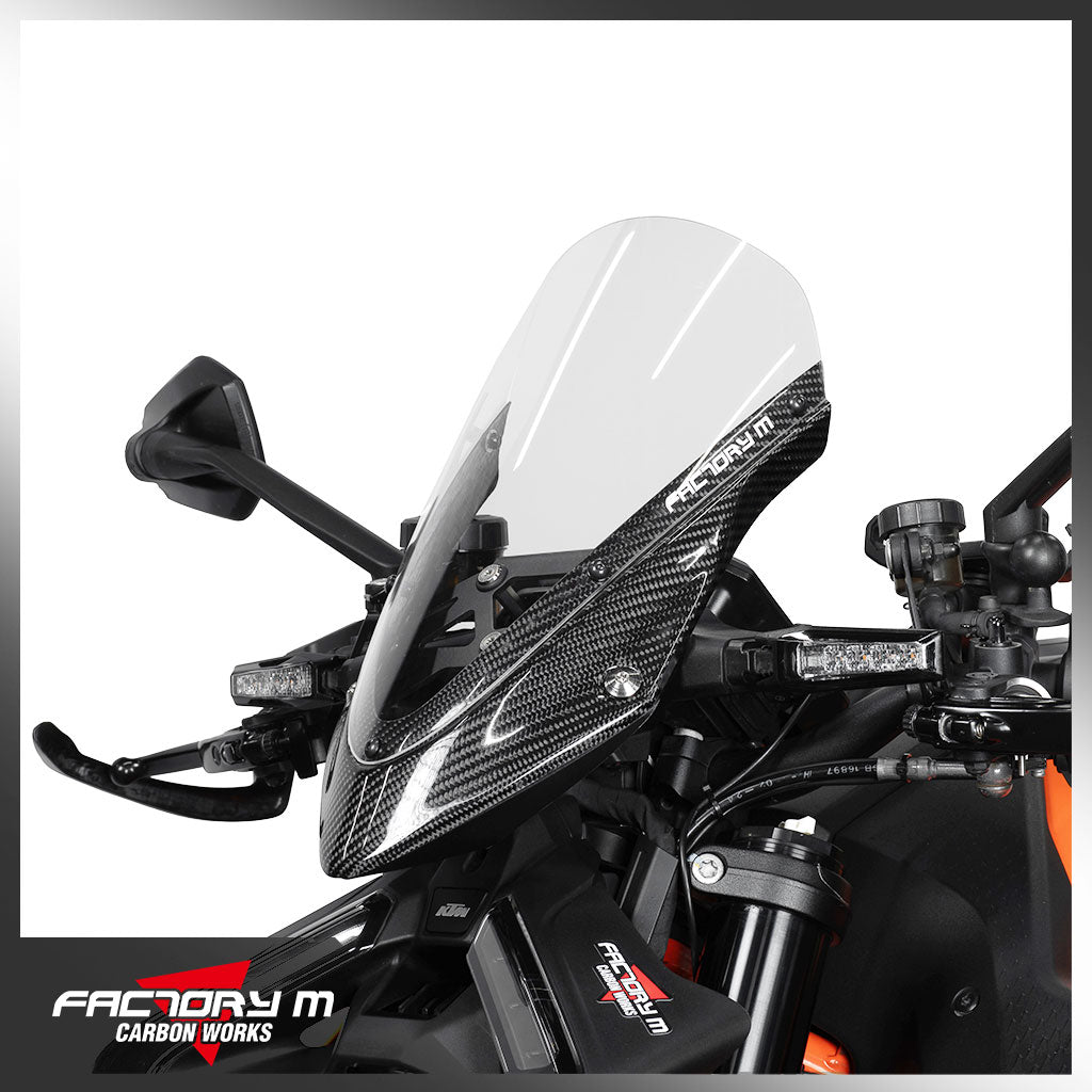 Gloss Carbon Aero Windscreen Kit for KTM 1390 Super Duke R