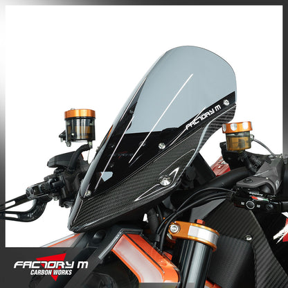 Gloss Carbon Aero Windscreen Kit for KTM 1290 Super Duke R (2020–2023) — Limited Edition