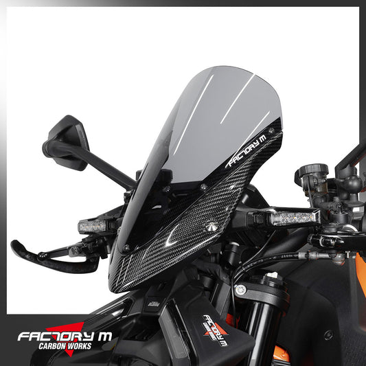 Gloss Carbon Aero Windscreen Kit for KTM 1390 Super Duke R