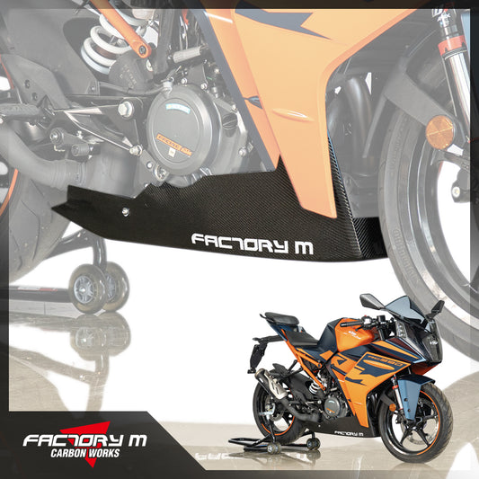 [FACTORY M] Carbon Fiber Belly Pan Designed for KTM RC 390 gen2